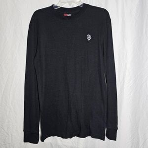 Vintage y2k southpole black thermal mens long sleeve